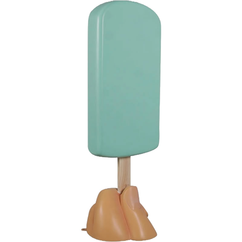 オブジェ アイスキャンディー ミントグリーン インテリア イベント ディスプレイ Ice Cream Popsicle on Base