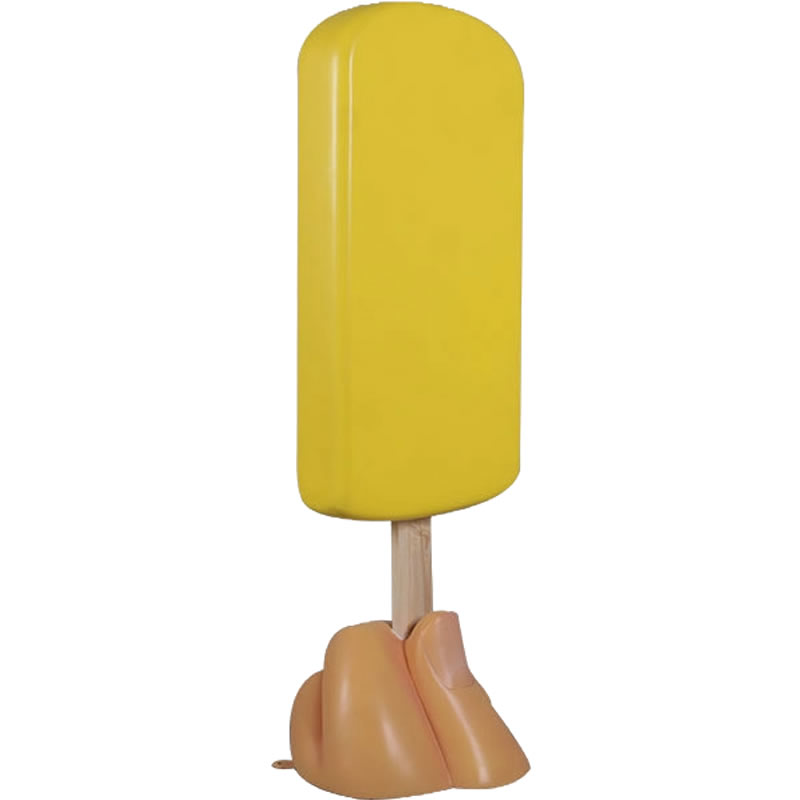 オブジェ アイスキャンディー レモン インテリア イベント ディスプレイ Ice Cream Popsicle on Base