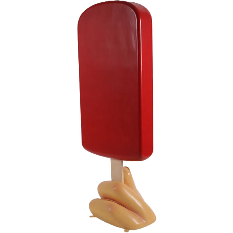 オブジェ 大きなアイスキャンディー ストロベリー インテリア イベント ディスプレイ Ice Cream Popsicle on Base｜Gracious