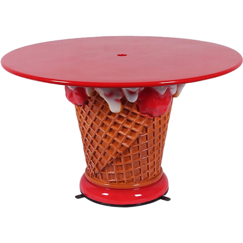 オブジェ 大きなアイスクリームテーブル ストロベリー インテリア イベント ディスプレイ Ice Cream Table｜Gracious
