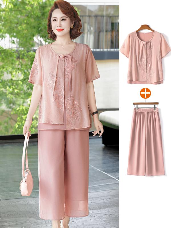 レディース ファッション おしゃれ 春夏 秋 冬 大人 上品 高級 マダム ミス ミセス プレゼント ママ 夏服 新型 スーツ 女性 ファ