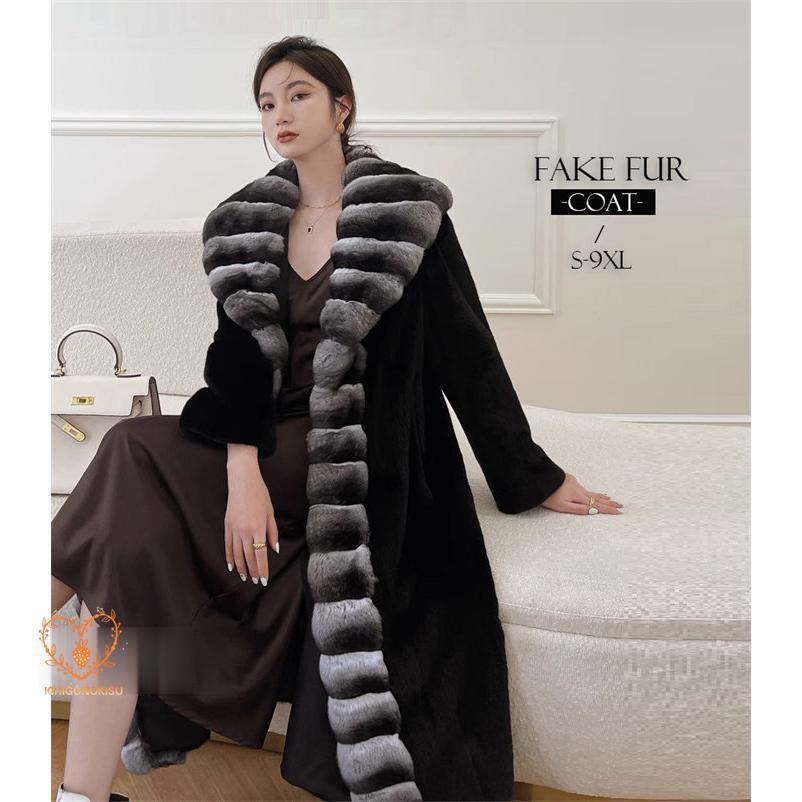 楽天市場】秋冬新作 ファーコート レディース 毛皮コート ミンク