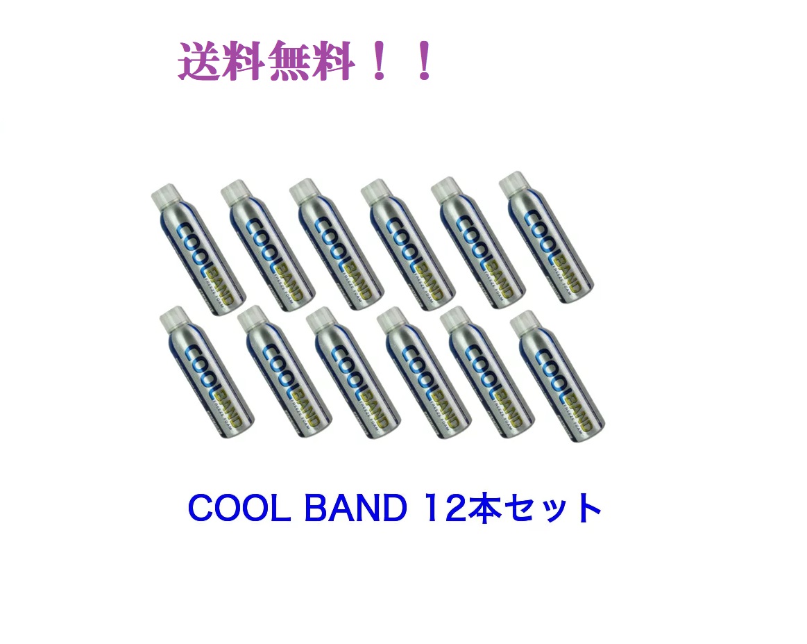 12本 ダース 送料無料 クールバンド 170g Cool Band 冷却フォーム 冷却スプレー 熱中症対策グッズ Paigebird Com