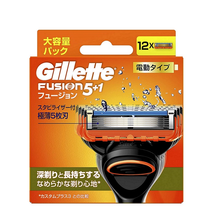 新品未使用Gilletteフュージョン5+1 12個×2個￼計24枚セット売り Amazon.co.jp: ジレット フュージョン5+1 髭剃り 本体 替刃2個付