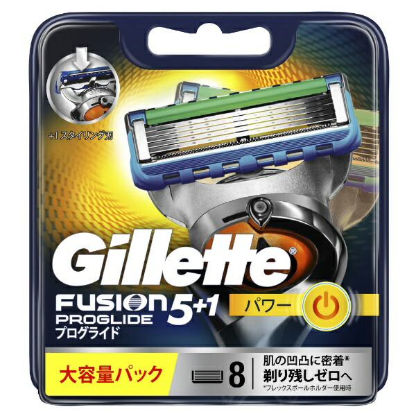 楽天市場 ジレット フュージョン プログライドパワー ５ １ 替刃8個入 Gl08 2個までメール便発送可 ココ ドラッグ