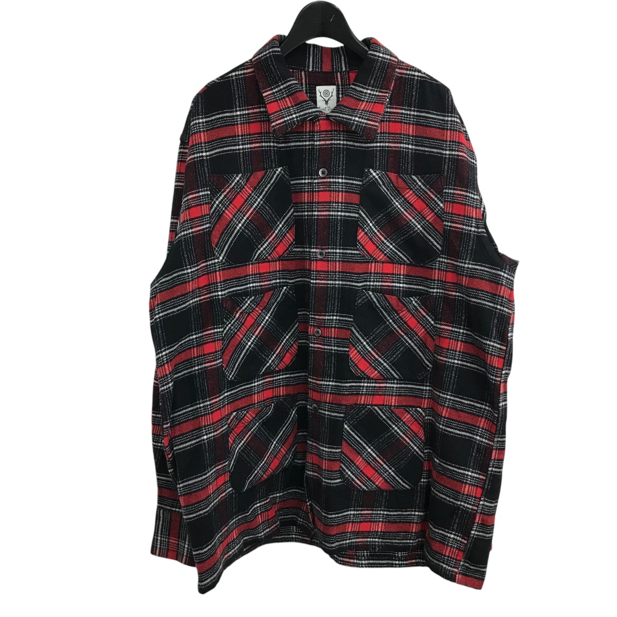 美品　South2west8 ノーカラーシャツ　ジャケット　M South2 West8 | Nepenthes New York