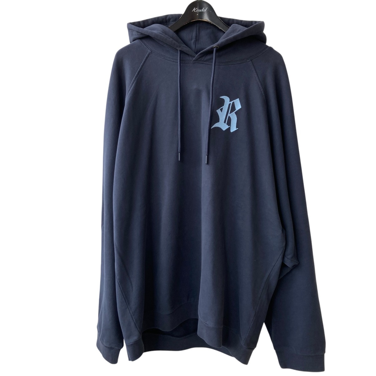 RAF SIMONS ロゴ刺繍ドローストリングフーディ RAF SIMONS ロゴ刺繍ドローストリングフーディ (RAF SIMONS