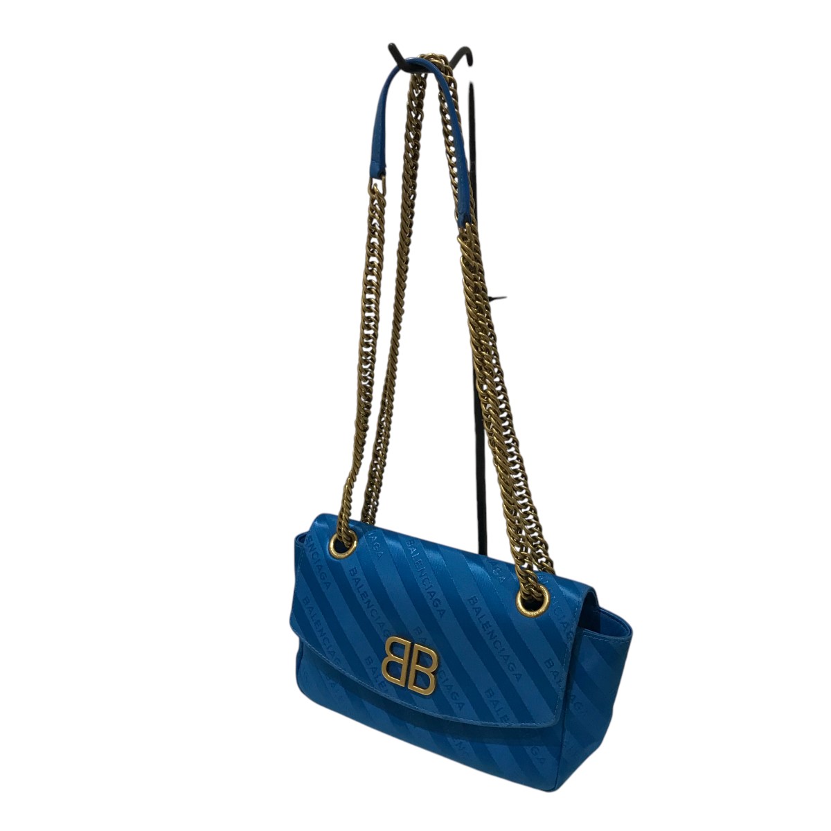 専用BALENCIAGA エブリデイ チェーン ショルダーウォレット　ポシェット バレンシアガエブリデイ チェーンウォレット 黒 レディース