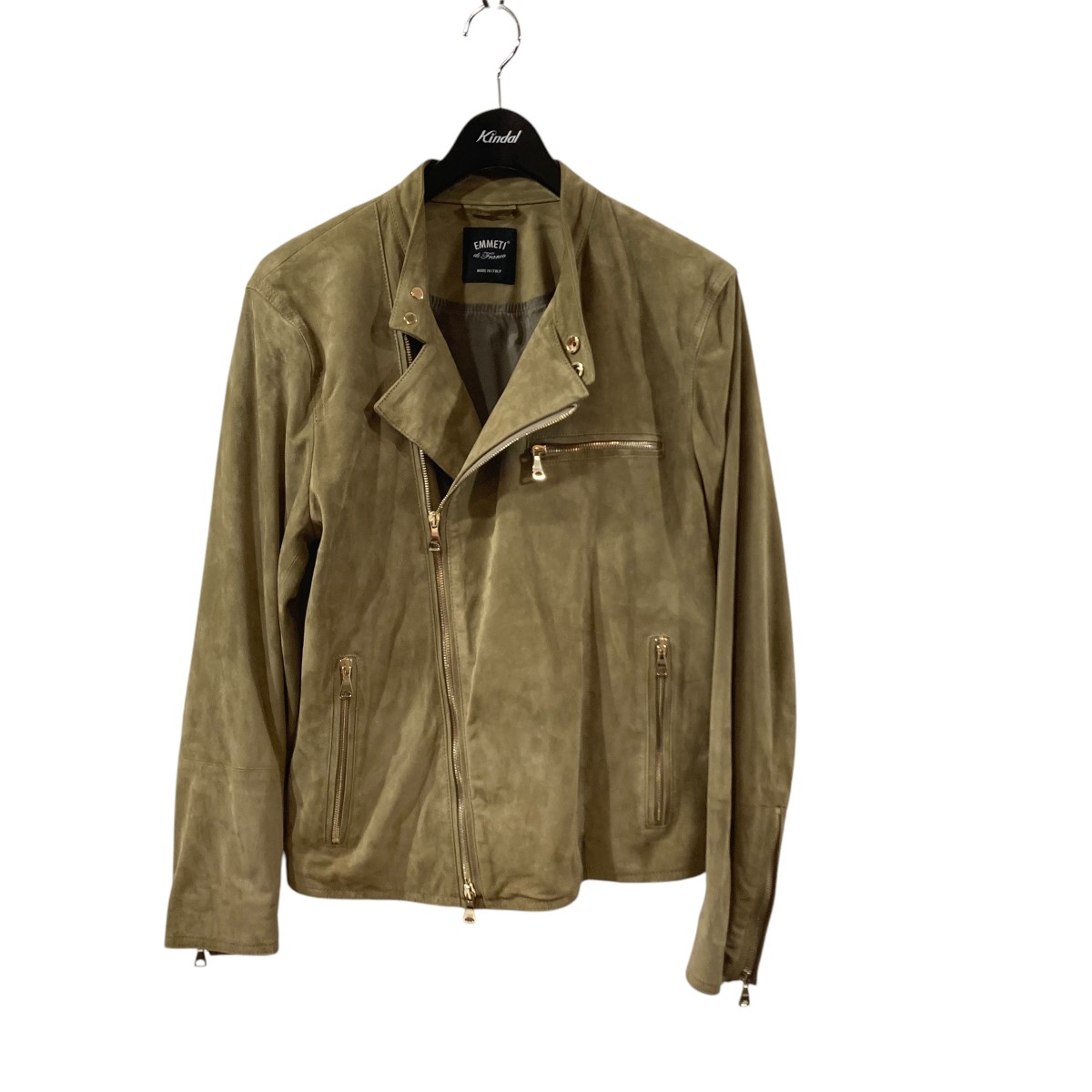 EMMETI エンメティ シングルライダースジャケット GIAPPONE-078 EMMETI(エンメティ) レザーシングルライダースジャケット