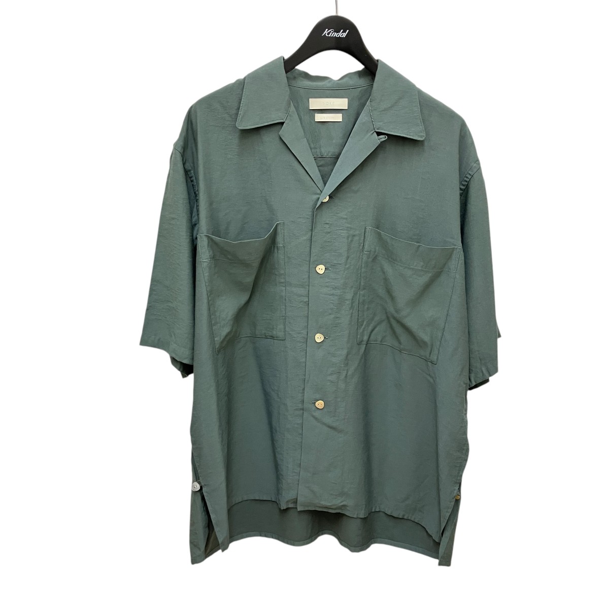 ヨーク YOKE ストライプシャツ YOKE ヨーク WIDE SHIRT BLOUSON ワイド ブルゾン オープン