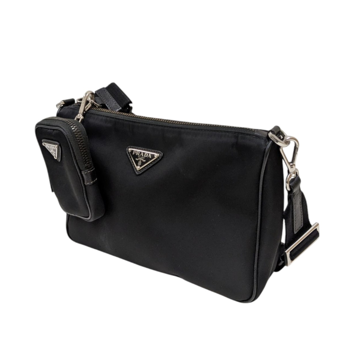 楽天市場】【美品】 PRADA （プラダ） ｻｲｱｰﾉﾚｻﾞｰ ｼｮﾙﾀﾞｰﾊﾞｯｸﾞ バッグ