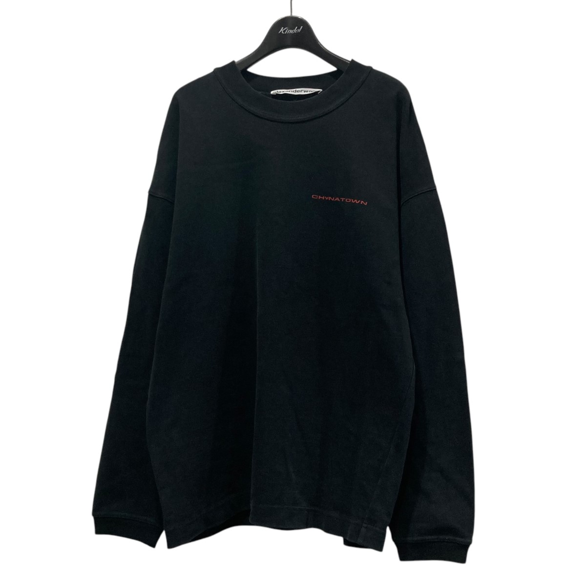 Alexander Wang　アレキサンダーワン　長袖　ボーダー ロングTシャツ alexander wang - LONG SLEEVE TEE WITH MULTICOLOR PUFF LOGO