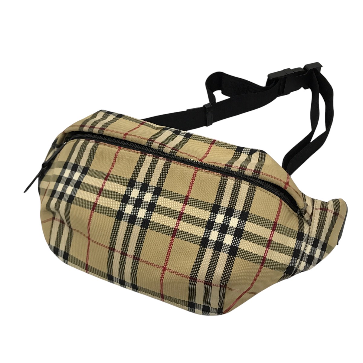 【中古】BURBERRY チェック ボディーバッグ 8084114 ベージュ 【190425】（バーバリー）