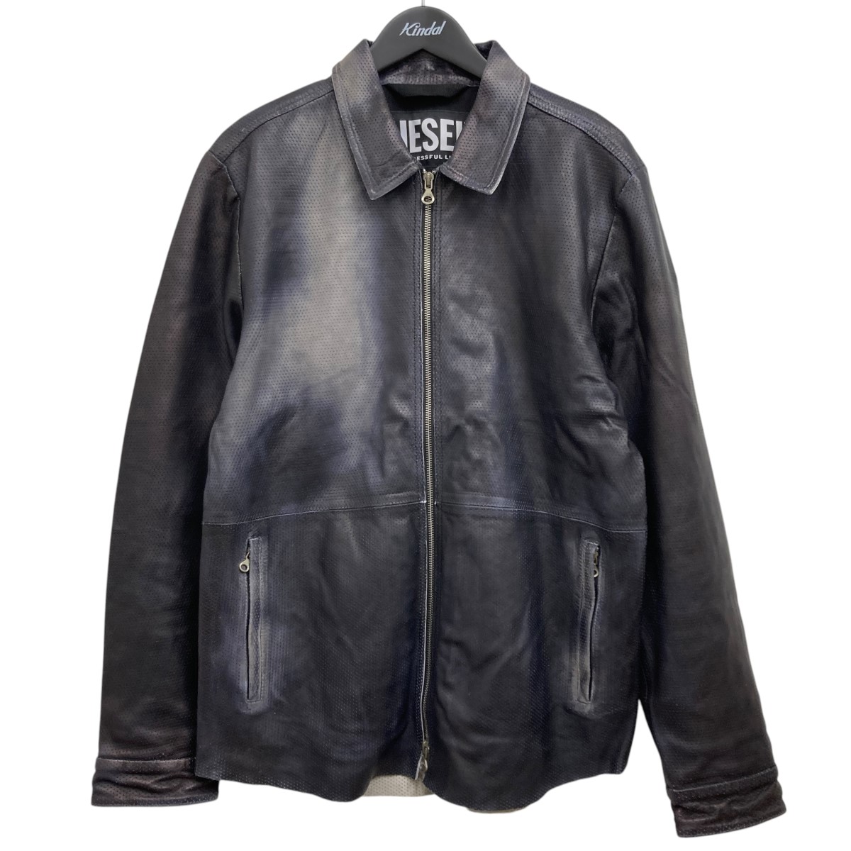 楽天市場】【中古】DIESEL ベロアトラックジャケット ブラック