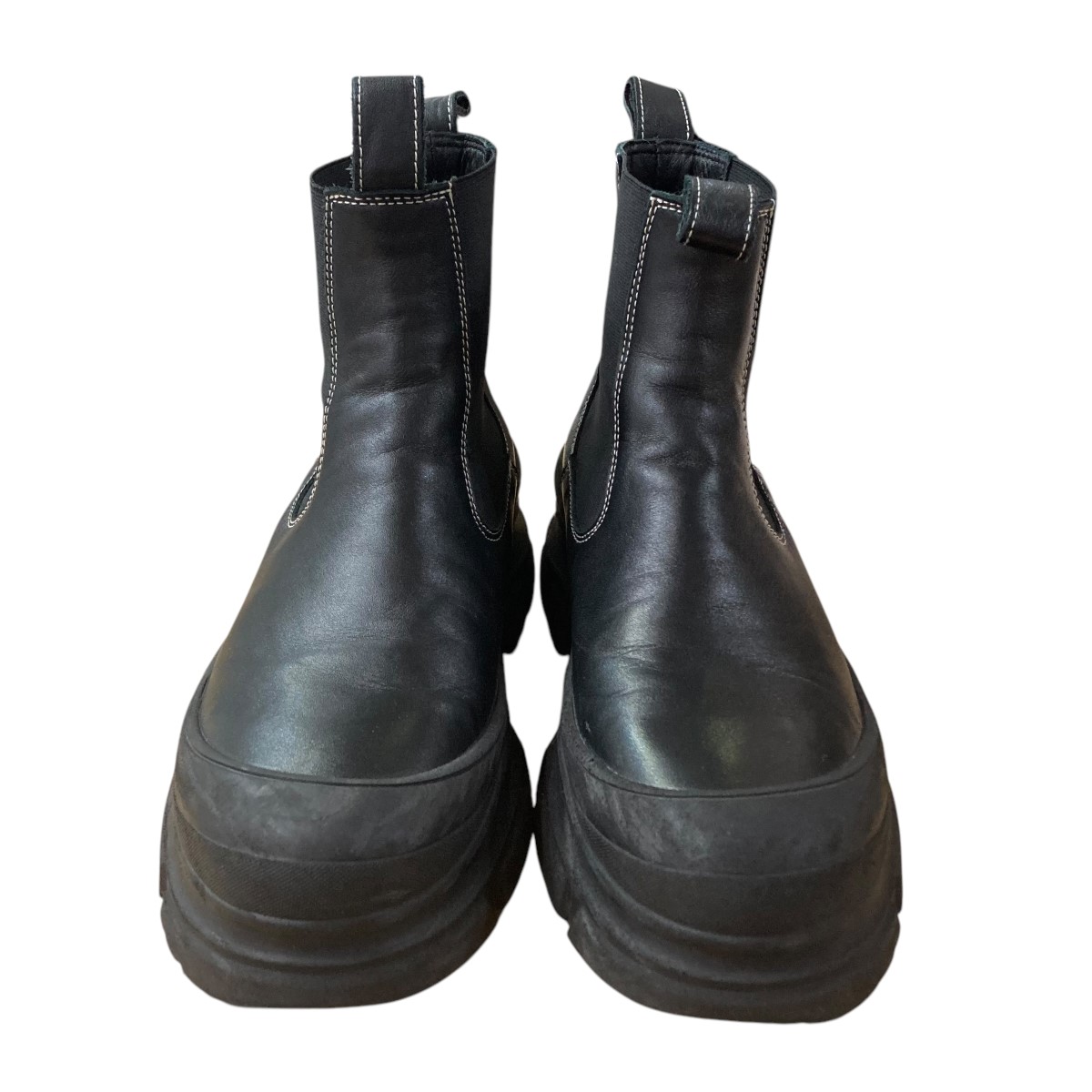 【中古】<br>SOFIE D’HOORE<br>サイドゴアブーツ ブラック サイズ：42<br>【価格見直し】