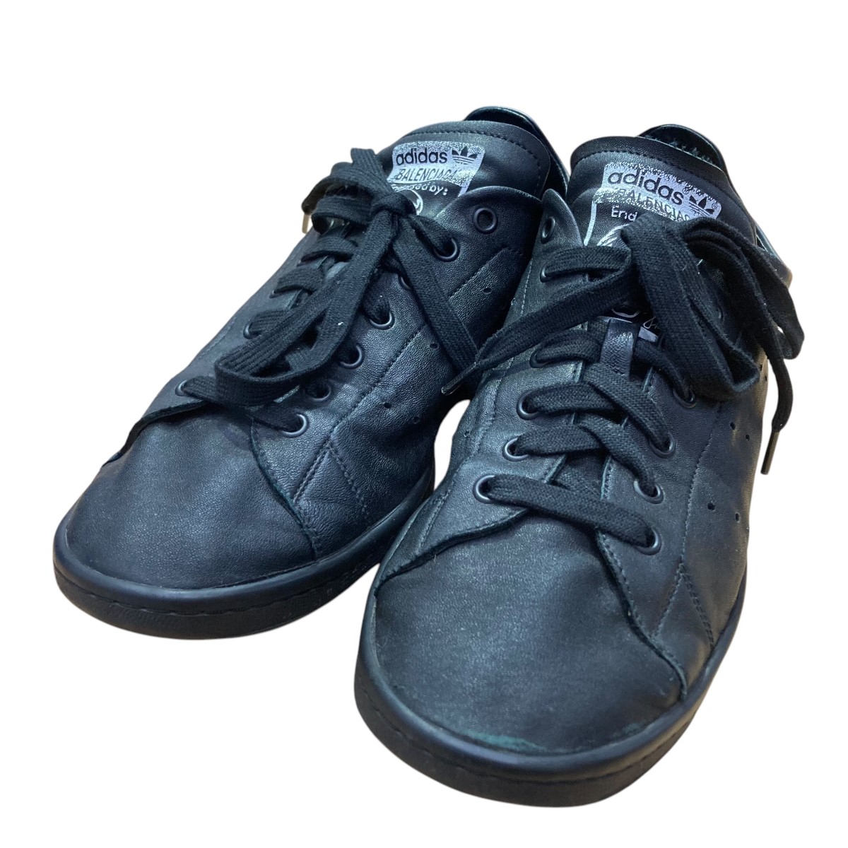 【BALENCIAGA】Black☆ウォッシュ LED ローカットスニーカー 楽天市場】【中古】BALENCIAGA×adidas22AW「STAN SMITH WORN-OUT