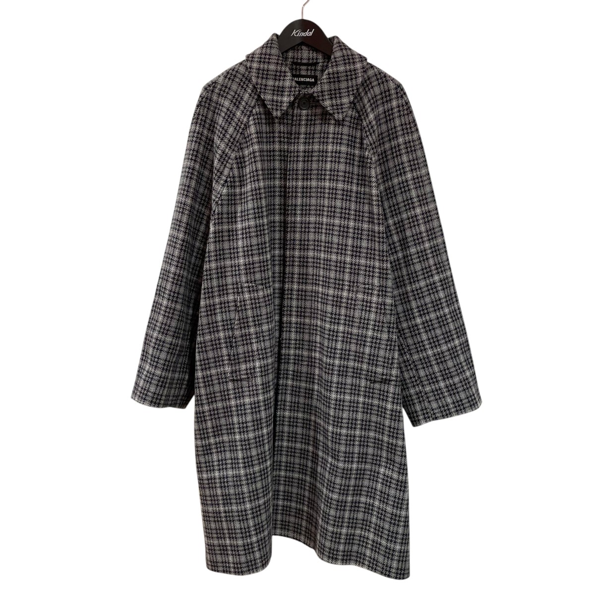 BALENCIAGA ブラック ピーコート 44 BALENCIAGA バレンシアガ ピーコート ブラック