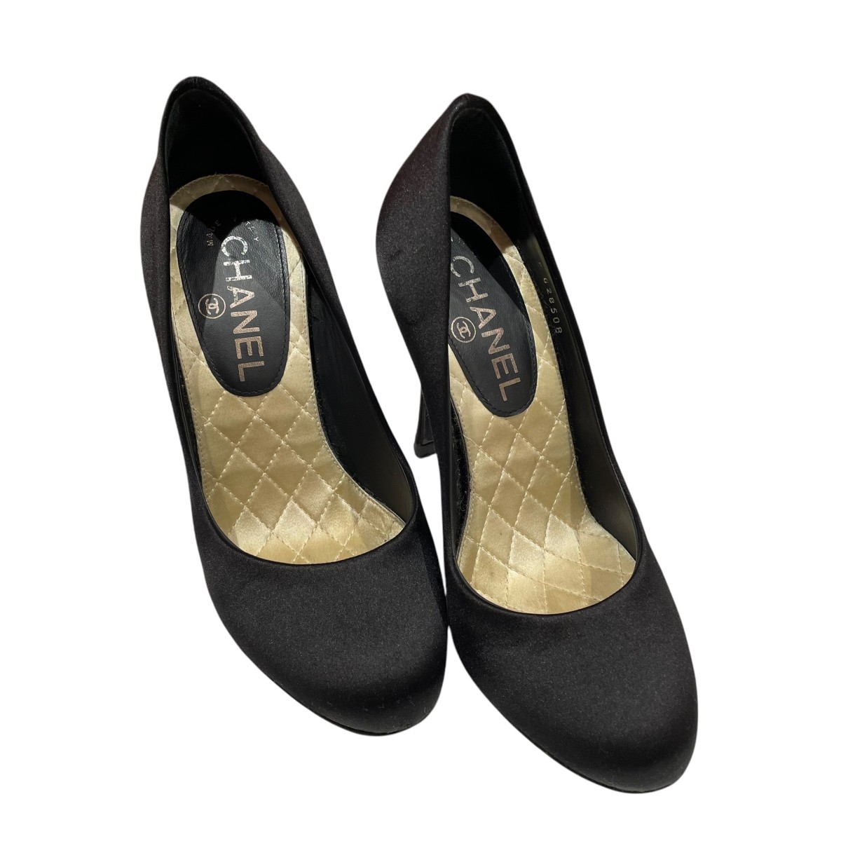 【中古】<br>CHANEL<br>ココマーク パンプス G28508 ブラック<br>【価格見直し】