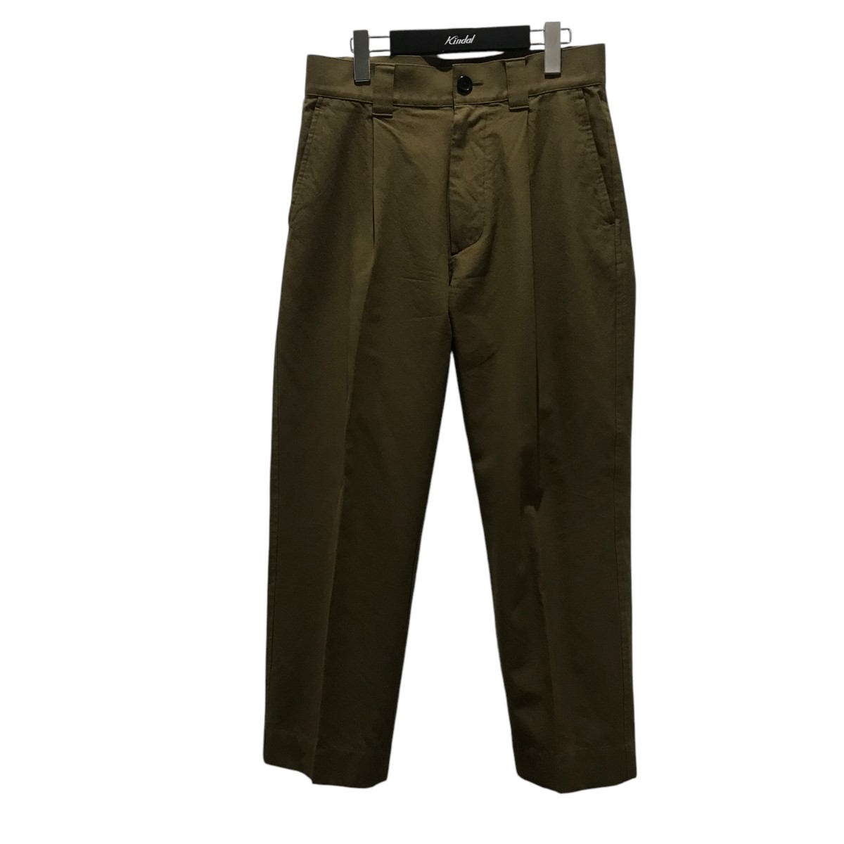 美品24SS MARGARETHOWELL コットン カービー テーパードパンツ 美品24SS MARGARETHOWELL コットン カービー テーパードパンツ