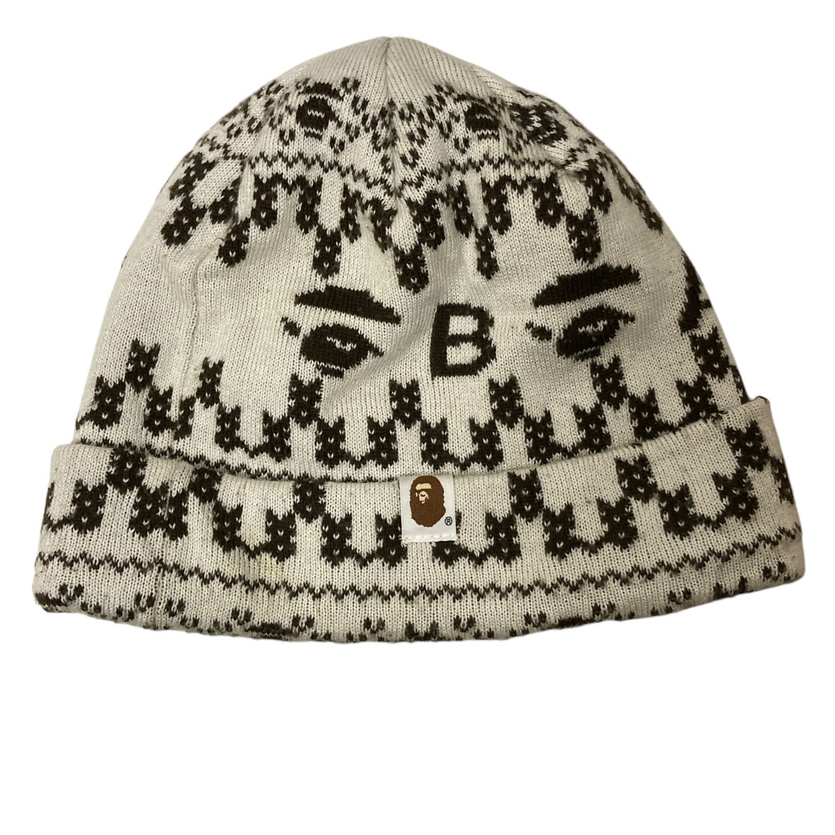 A BATHING APE KAWS ニット帽 ニットキャップ ビーニー A BATHING APE（アベイシングエイプ） ×KAWS カウズ MILO マイロ