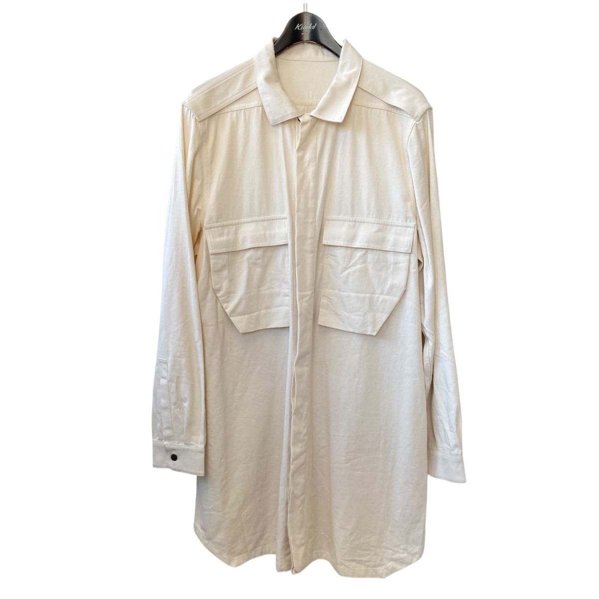 楽天市場】【中古】Rick Owens 2021AW「ZIP LARRY SHIRT」ジップ