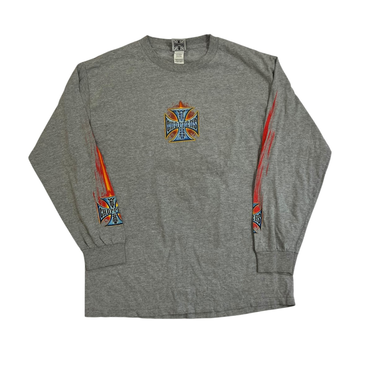 90's〜 West coast chopper 袖プリント ロンT 90's〜 West coast