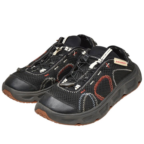 【中古】 SALOMON×The Broken Arm RX Travel 6．0　スニーカー　476340 ブラック×レッド サイズ：28cm 【価格見直し】