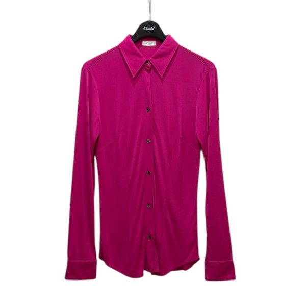 【中古】 DRIES VAN NOTEN　 ビスコースシャツ ピンク サイズ：M 【300425】（ドリスヴァンノッテン）