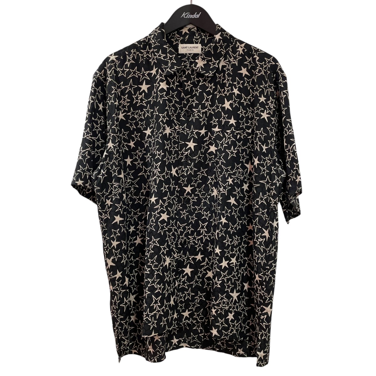 楽天市場】【中古】SAINT LAURENT PARISシルク フリルフローラル
