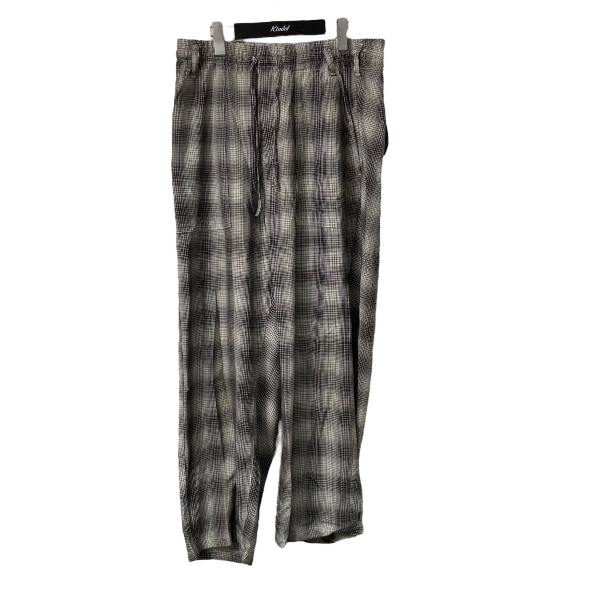 アンセルム　チェックスラックス 楽天市場】ANCELLM アンセルム 23AW FLANNEL CHECK EASY SLACKS