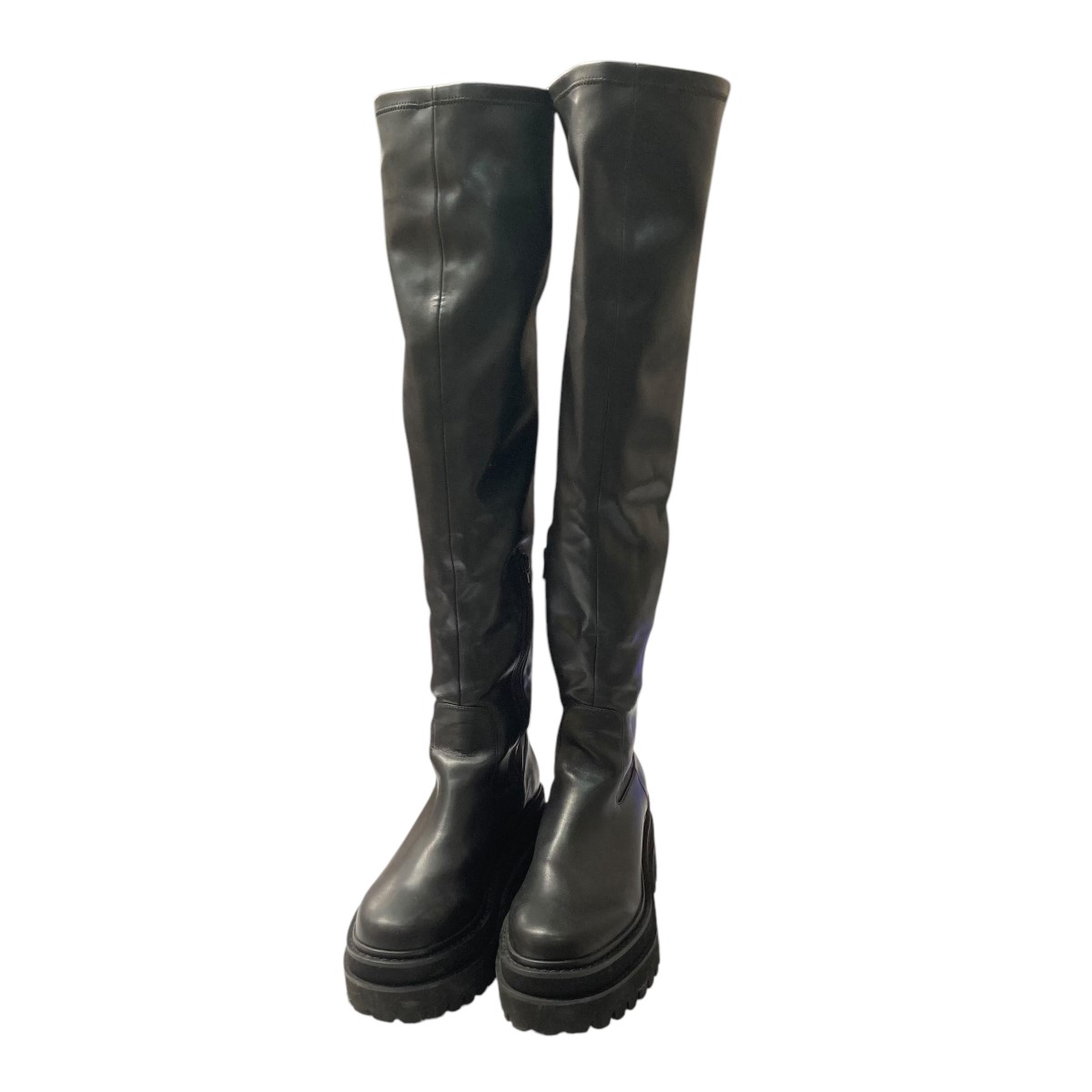 楽天市場】【中古】KHAITE(ケイト) ロングブーツ DIEGO 黒 レザー