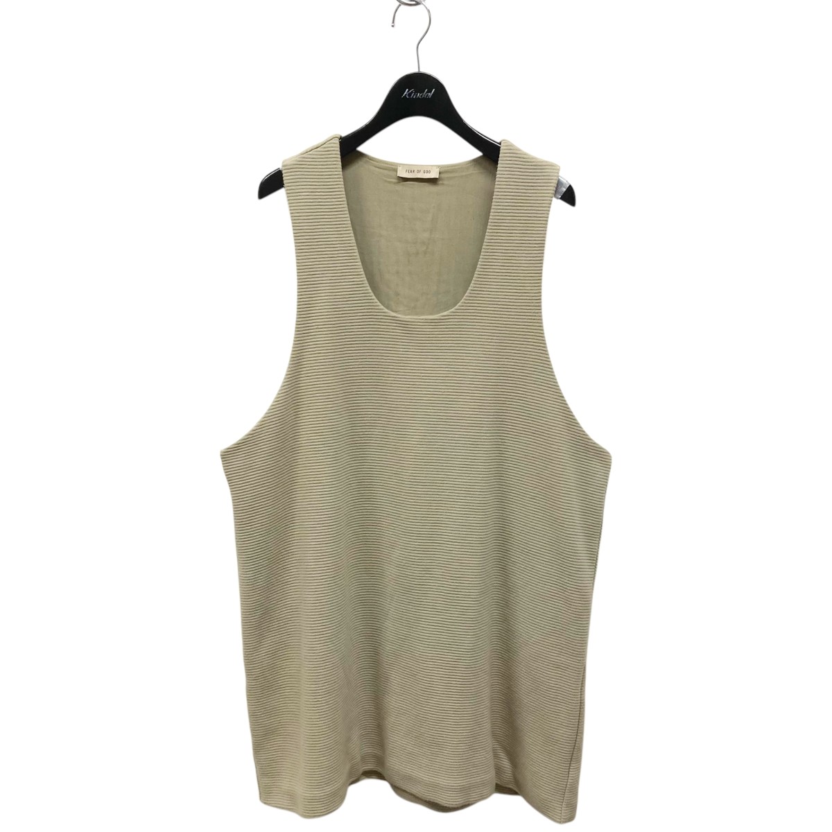 【中古】\u003cBR\u003eFEAR OF GOD\u003cBR\u003e限りない 139190 オリーブ 大いさ：M\u003cBR\u003e【必要経費思いなおす】 トップス-ベスト・ジレ-メンズファッション