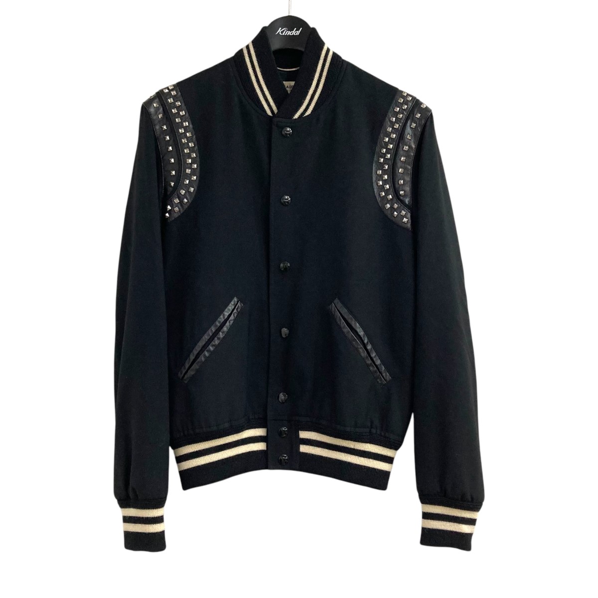 ひなさん購入　Saint Laurent teddy　スタジャン ネイビー美品 楽天市場】SAINT LAURENT PARIS(サンローランパリ) サイズ:44