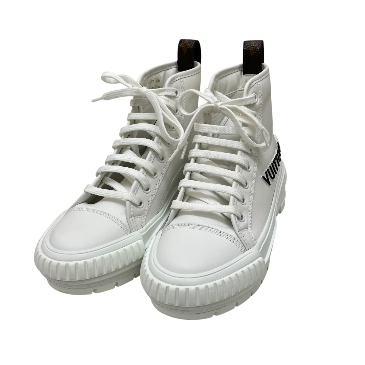 ヴィトン トレイナー2 ハイカットスニーカー 7 レザー 23年 GO0263