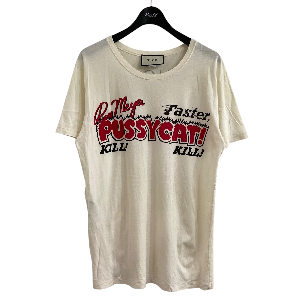 GUCCI グッチ 660744 ホワイト 2021 100th anniversary 半袖Tシャツ ホワイト レッド S トップス コットン レディース 中古 GUCCI - グッチ GUCCI GUCCI × adidas トレフォイル カットソー