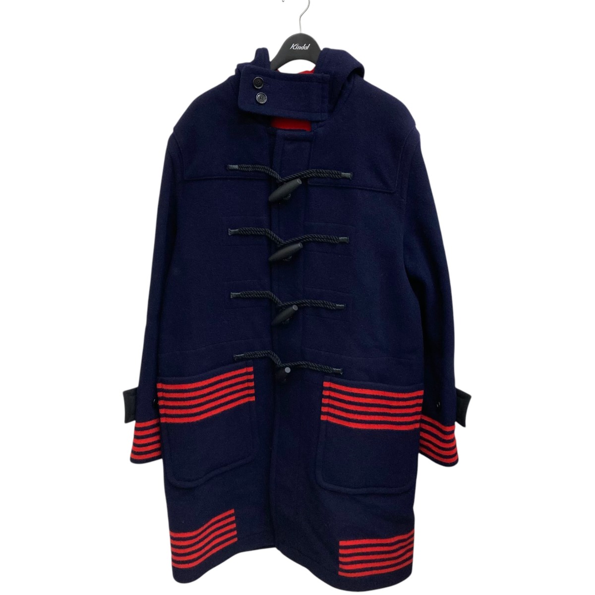 バーバリー ダッフルコート ネイビー 中古・古着通販】Burberry's (バーバリーズ) ダッフルコート ネイビー