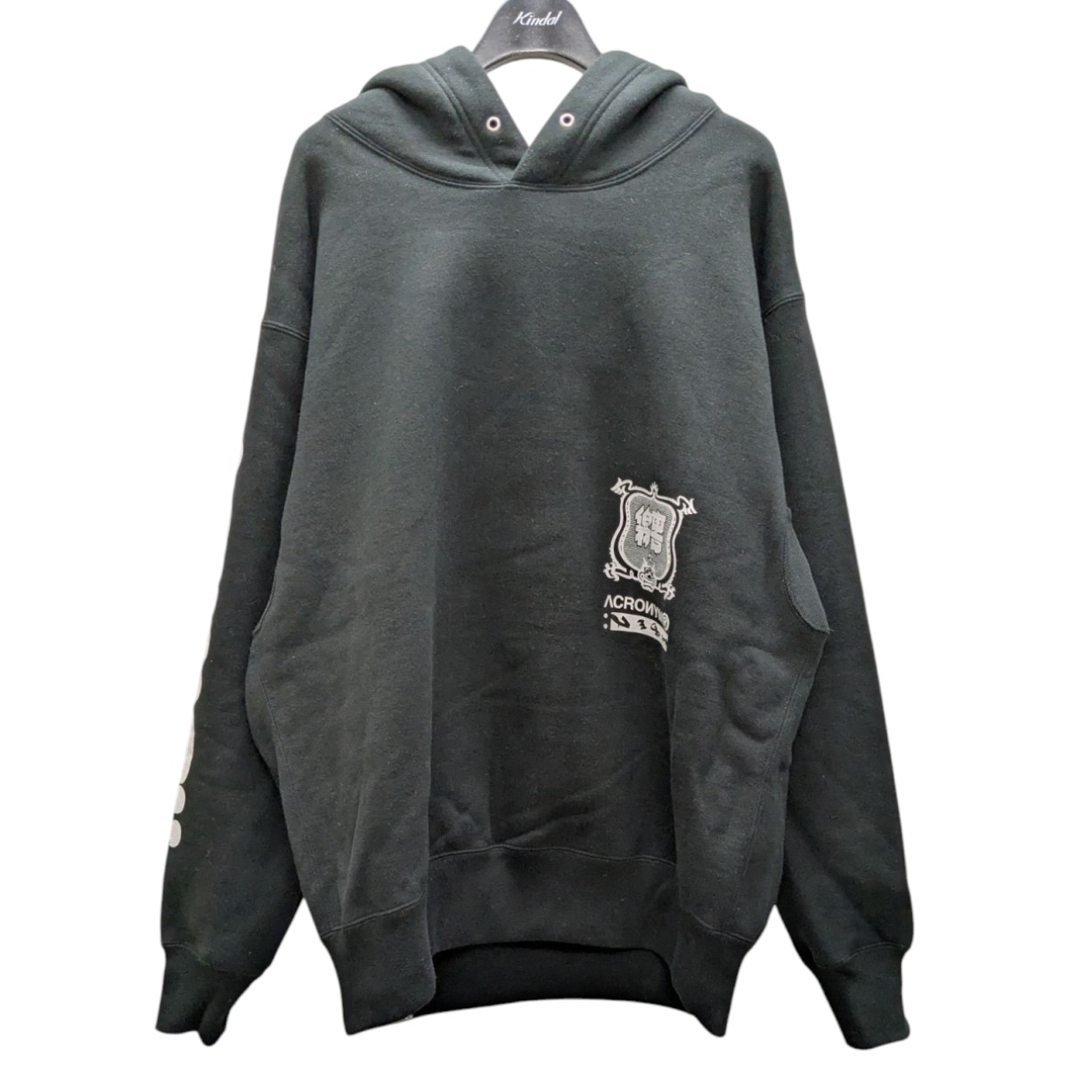 【中古】ACRONYM×NESMプルオーバーパーカー ブラック サイズ:L|ブランド古着のカインドオル