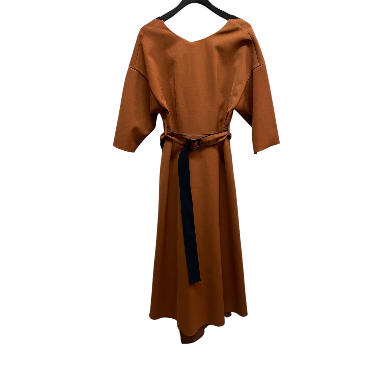 楽天市場】【中古】ADOREラッフルスリーブワンピース ブラック サイズ