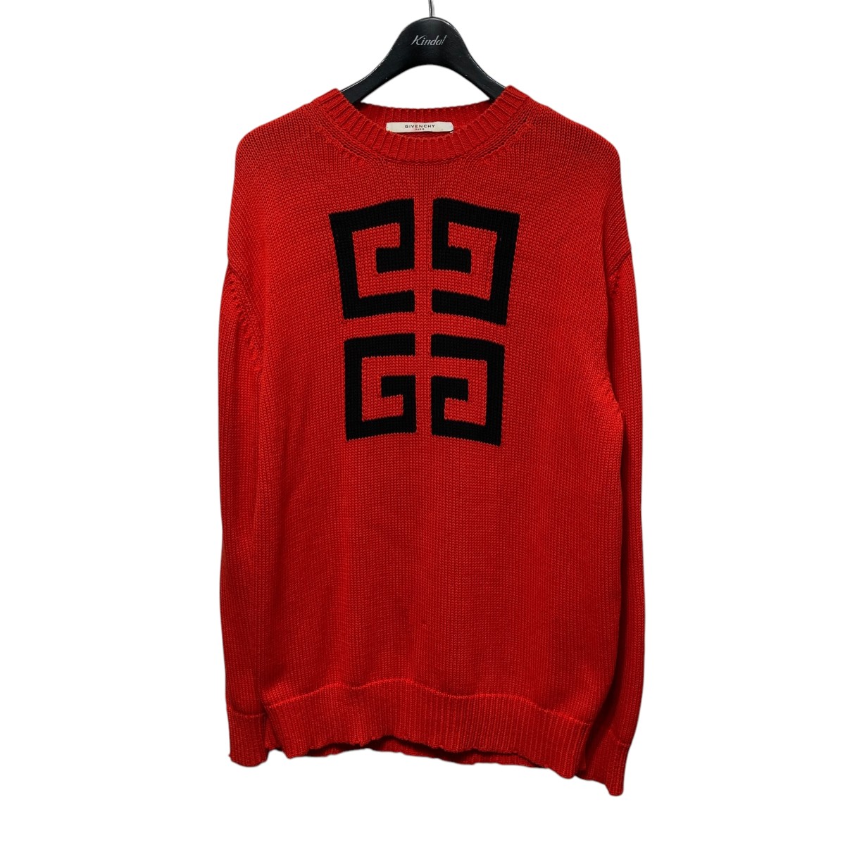 【中古】 GIVENCHY 4Gロゴニット BW903D4Z2E レッド サイズ：XS 【価格見直し】
