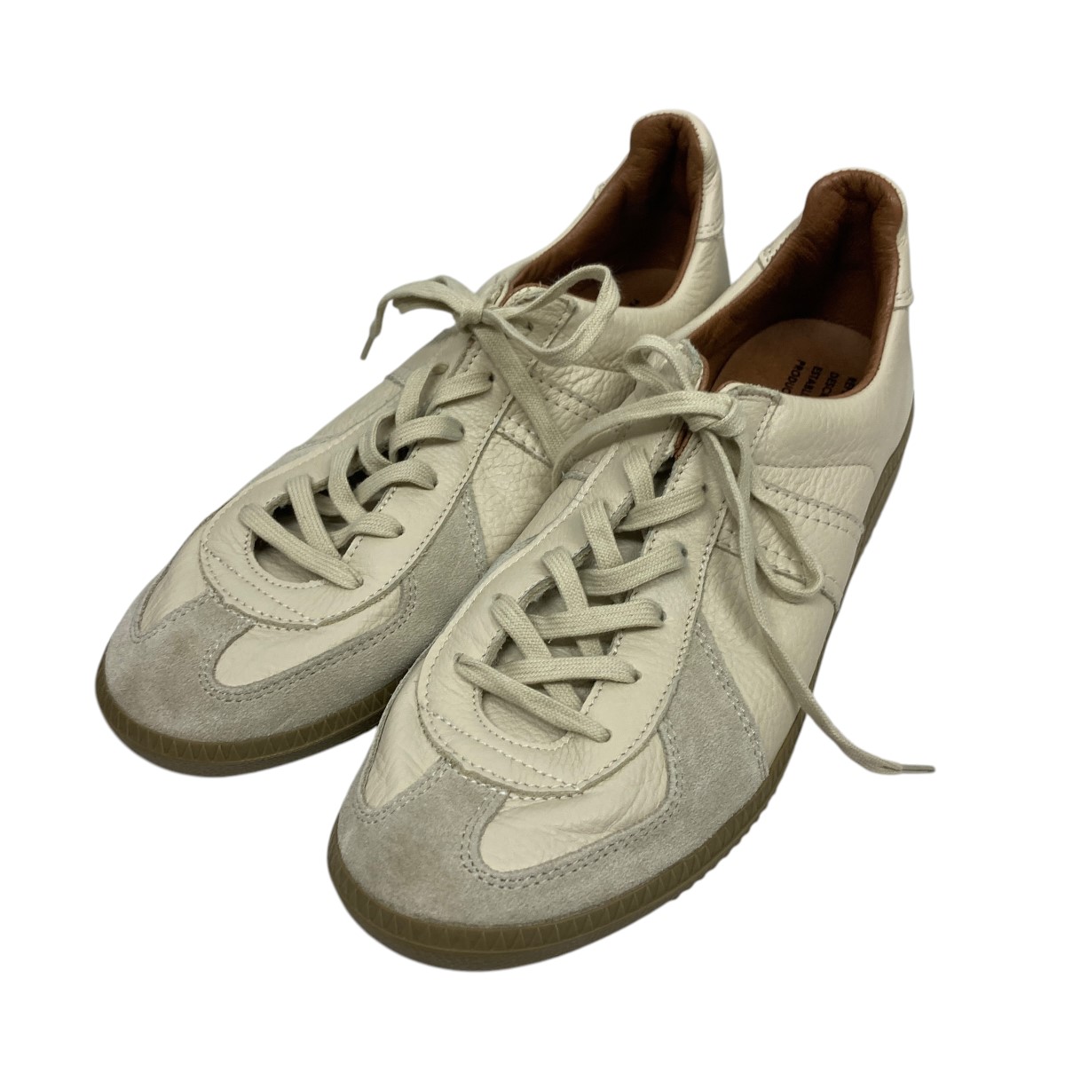 【中古】 GERMAN MILITARY TRAINER PANNA ローカットスニーカー 1700L-232021 ベージュ サイズ：41 【価格見直し】