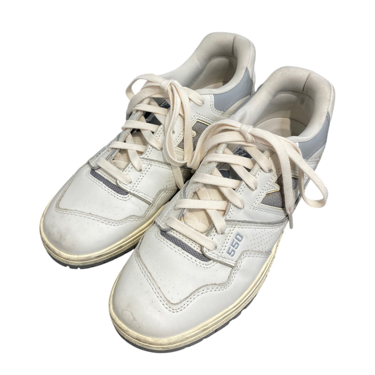 【中古】 Aime Leon Dore×New Balance BB550ALE スニーカー ベージュ×グレー サイズ：26cm 【価格見直し】