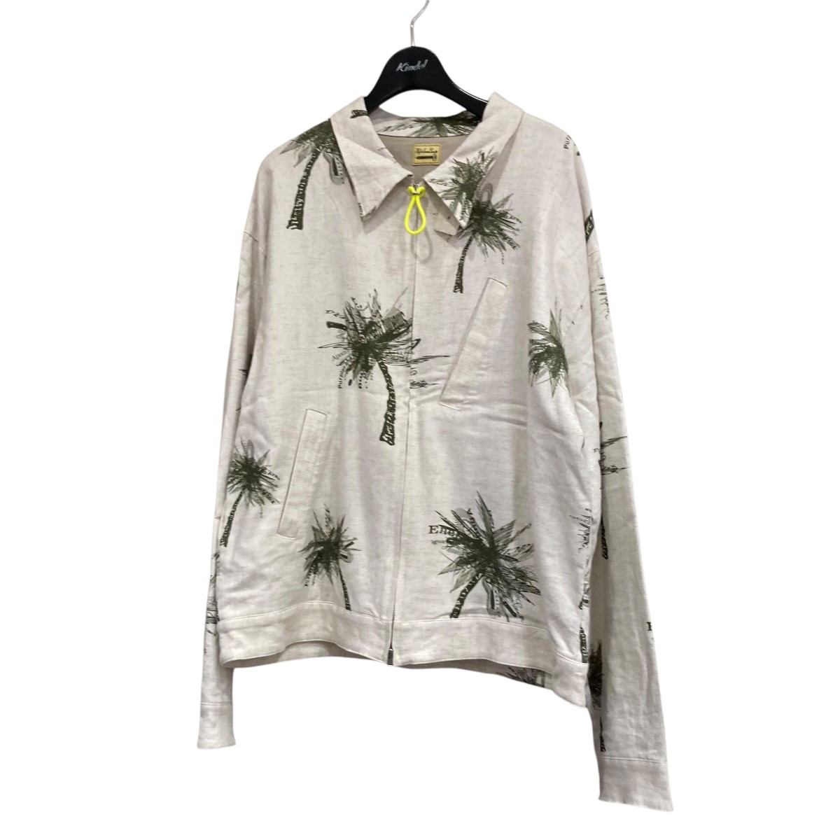 【中古】 HIGH SCREAM CENTER 24SS ジップアップジャケット HSC24SS-JK01 アイボリー サイズ：M 【価格見直し】