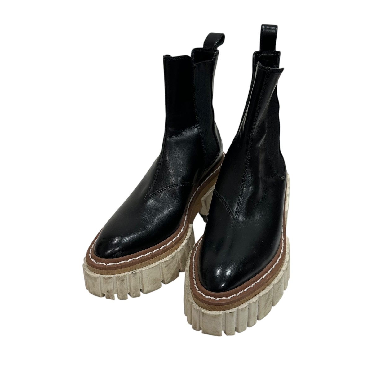 HUNTER ハンター 美品 【×ステラマッカートニー】 ブラック UK 7 HUNTER ハンター 美品 【×ステラマッカートニー】 ブラック UK 7