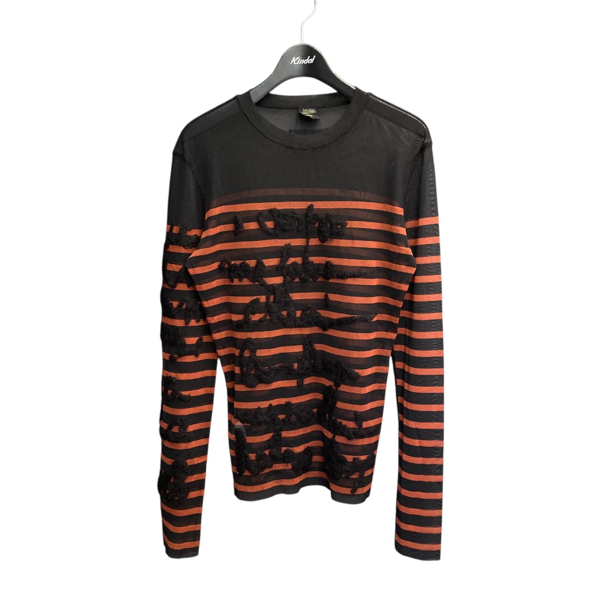 【中古】 Jean Paul GAULTIER HOMME　 パワーネット 461008 ブラック×ブラウン サイズ：48 【070426】（ジャンポールゴルチェオム）