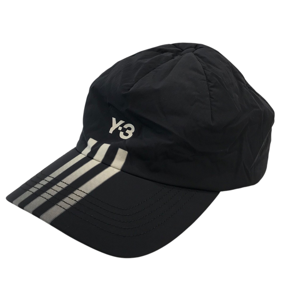 Y-3 adidas メッシュ キャップ ストライプ ブラック 希少 レア Y-3 adidas メッシュ キャップ ストライプ ブラック 希少 レア