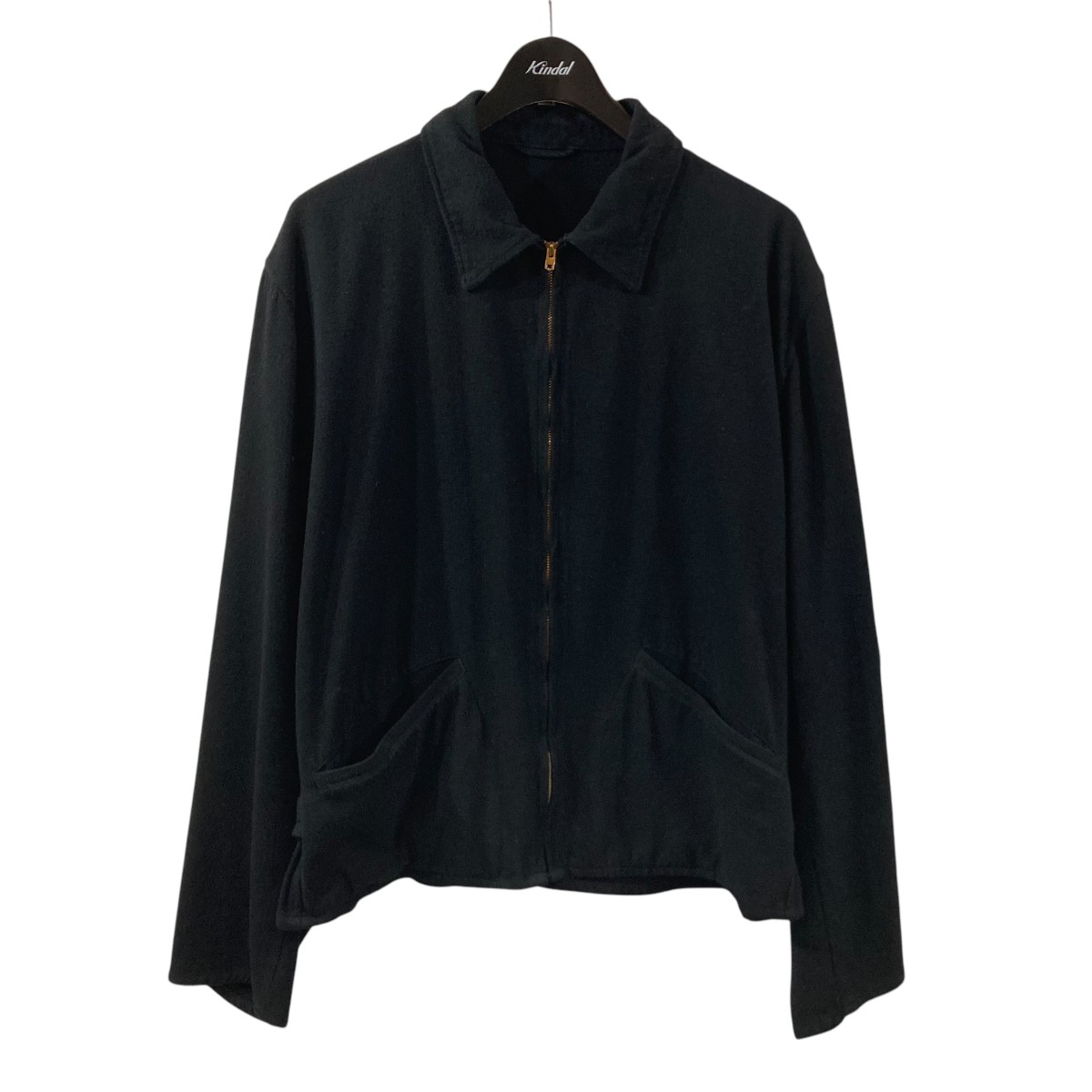 COMOLI 22SS シルクトラックニットジャケット ネイビー COMOLI シルクトラックニット ジャケット | Less Higashikawa