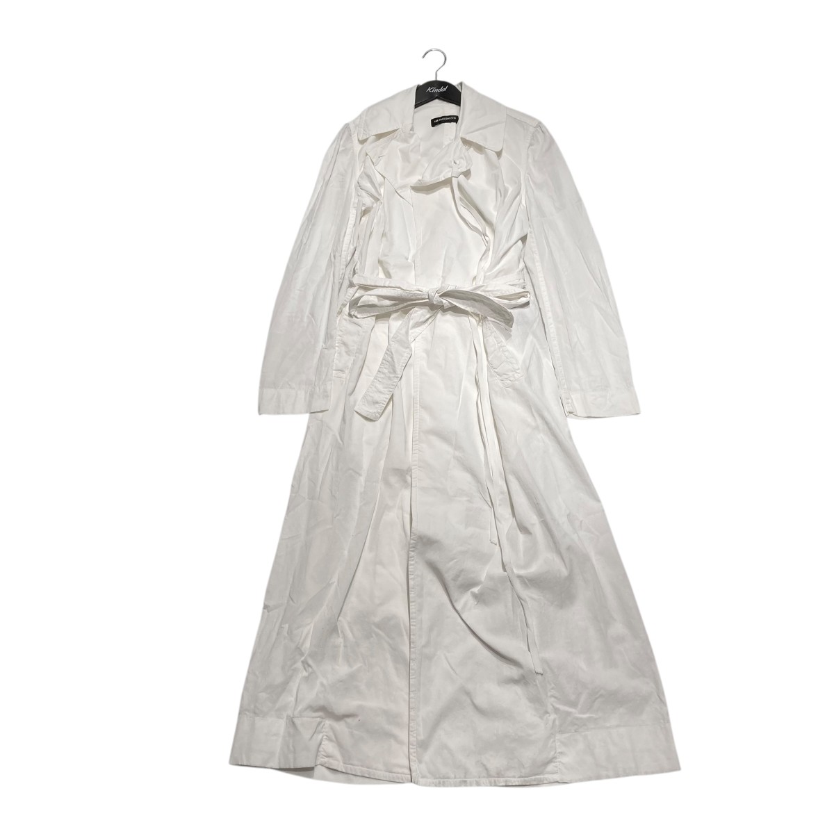 【中古】 ANN DEMEULEMEESTER　 ANNOコート ホワイト サイズ：44 【070226】（アンドゥムルメステール）