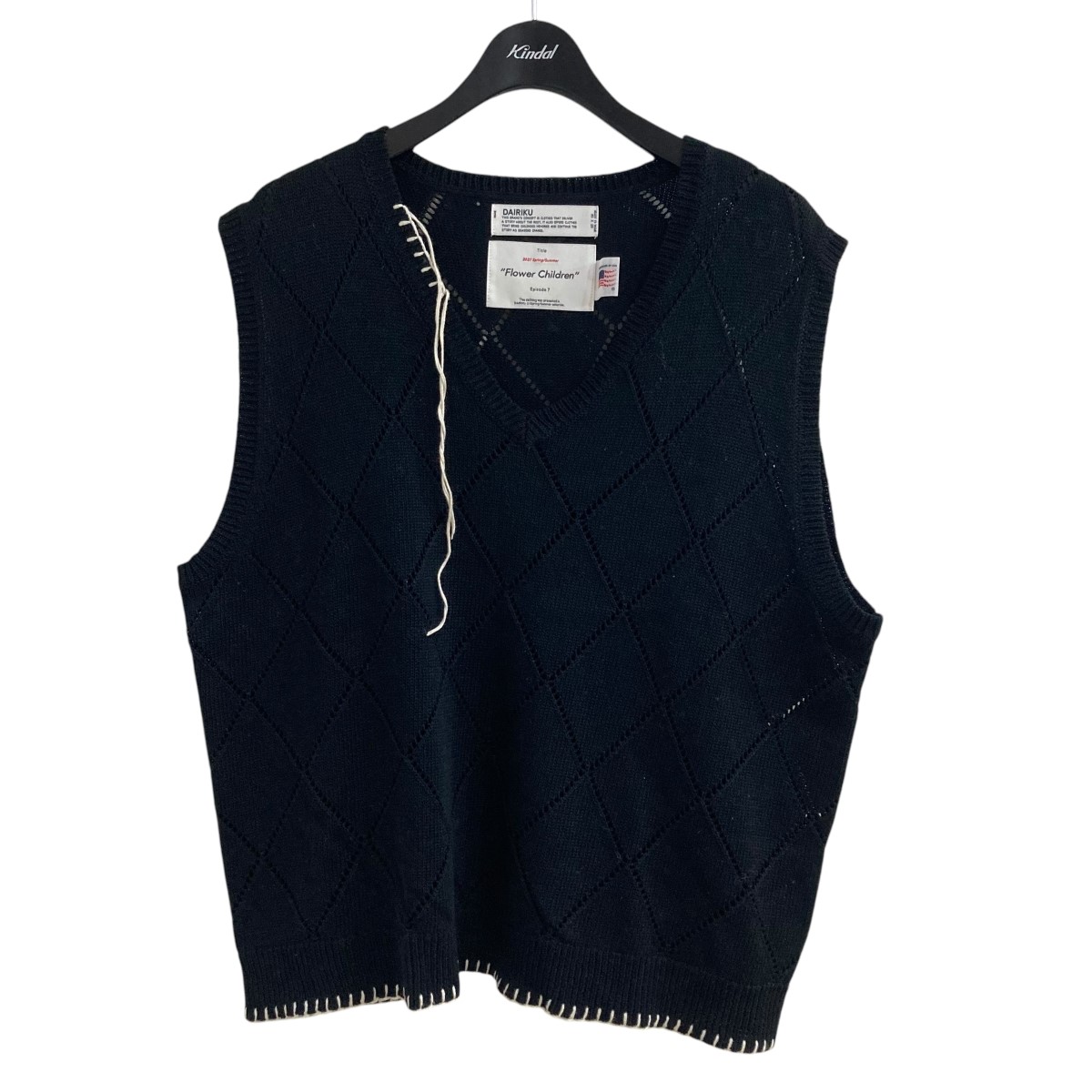 楽天市場】DAIRIKU ダイリク 24SS Hawaii Zip Up Knit Vest