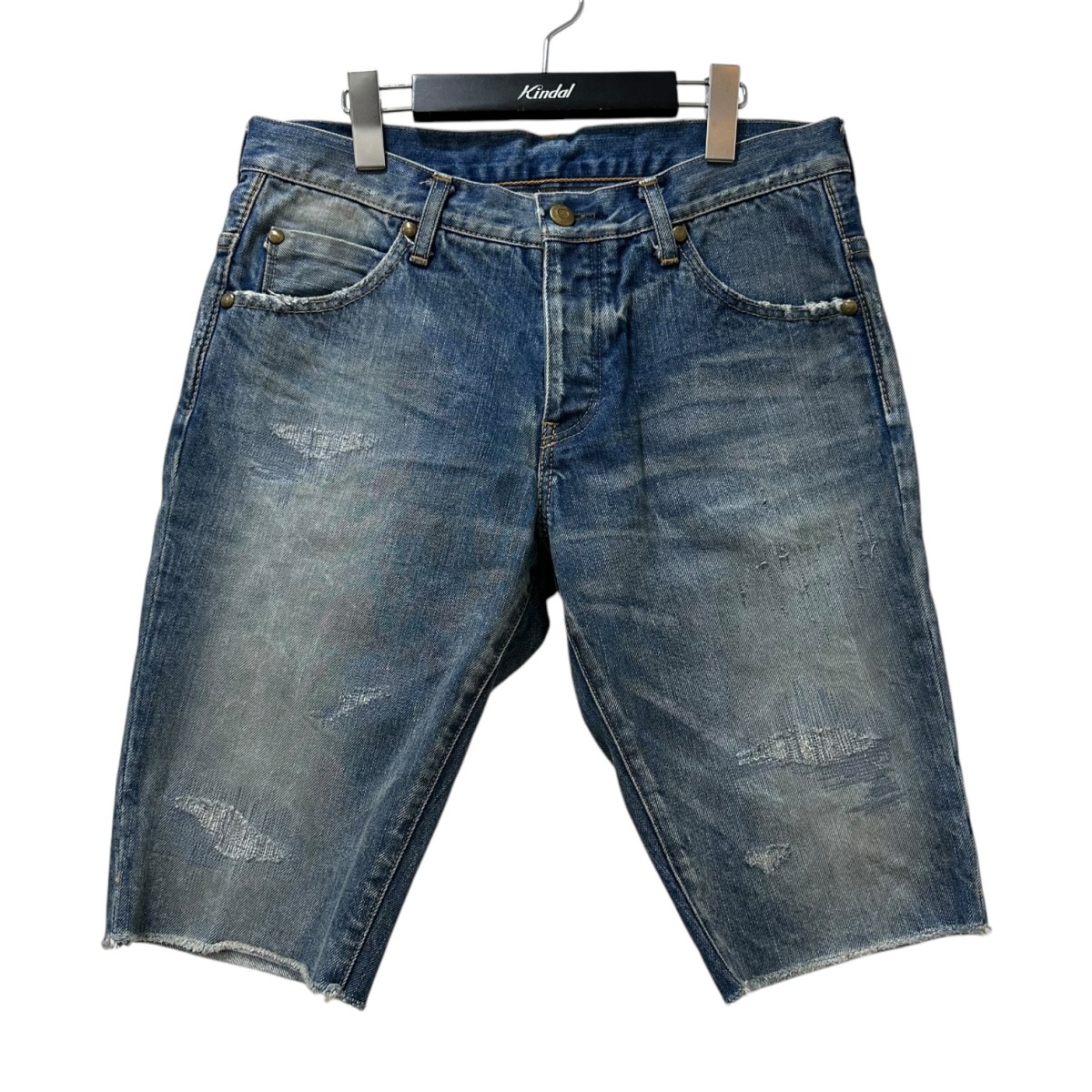 サイズM【新品】1piu1uguale3 EASY SHORTS デニムショーツ EASY SHORTS |1PIU1UGUALE3(ウノ ピゥ ウノ ウグァーレ トレ