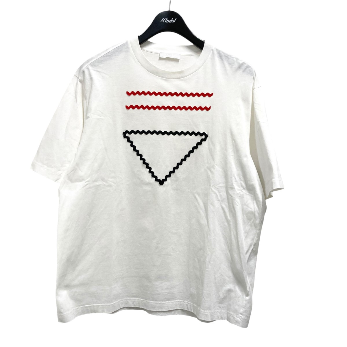 楽天市場】【中古】PRADA 三角ロゴコットン Tシャツ UJN852